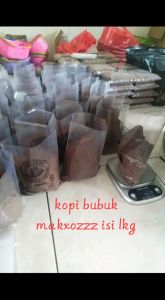 Kopi bubuk spesial paket murah isi 1kg 500g 250g.