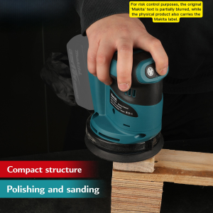 Makita | Makita DBO180Z 18V Brushless Cordless Rechargeable Disc Random Orbital Sander Woodworking Sanding Putty Polishing Bare Tool
