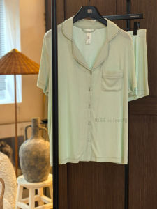 Kardashian Gold Sister Luxury Light Sleepwear Set Womens Summer Short Sleeve Shorts Home Clothes Thin Modal Fabric Youth