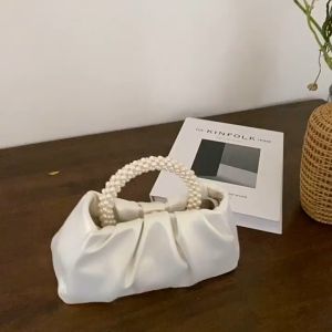 กระเป๋าผู้หญิง กระเป๋าถือมุก กระเป๋าสะพายไหล่ มีสไตล์, อเนกประสงค์ สำหรับผู้หญิง