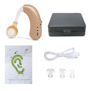Bộ Khuếch Đại Âm Thanh Tai Mini Có Thể Sạc Lại Thiết Bị Trợ Thính Có Thể Điều Chỉnh Âm Thanh Dành Cho Người Cao Tuổi Bị Giảm Thính Lực Tăng Cường Âm Thanh Hoạt Động Bằng Pin