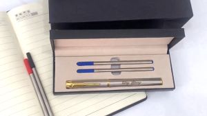 Viết Lưu Niệm Khắc Tên Miễn Phí Bút Kim Loại Ký Tên Đẹp (Tặng Hộp đựng bút + 2 Ngòi dự phòng) Quà tặng lưu niệm sinh nhật chồng người thân Thầy cô giáo 20/11 ý nghĩa