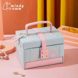 กล่องเครื่องประดับสไตล์ยุโรปแบบเจ้าหญิงกล่องเครื่องประดับกล่องเครื่องประดับงานแต่งงานกล่องเก็บเครื่องประดับมือกล่องของขวัญกล่องไม้ใส่แหวน