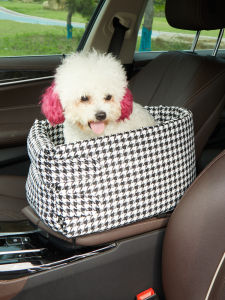 Car Pet Mat Dog Seat Cover Small Breed Dog Car Travel Safety Seat Cat Carrier Control Panel Dirty Proof Pet Accessories