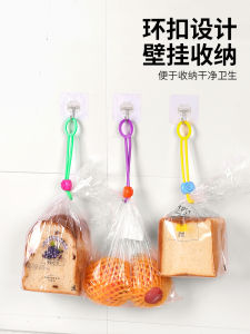 Food Sealing Clamp Ratchet Tie down Creative Sealing Strapping Storage Data Cable Kitchen Color Food Preservation Sealer
