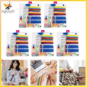 🔥🔥🔥 16 sizes Crochet hooks Needles Stitches knitting Craft Case crochet set
