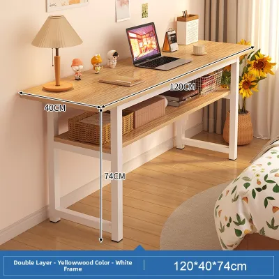 Slim Space-Saving Bedside Organizer Shelf