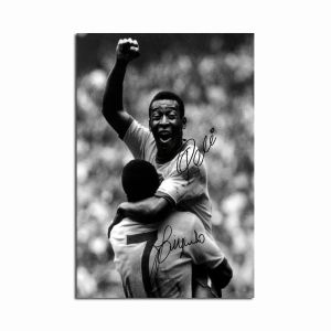 Brazil Pele Poster Football King Canvas Painting Art Decoration Painting Sports Home Decoration Football Legend Mural