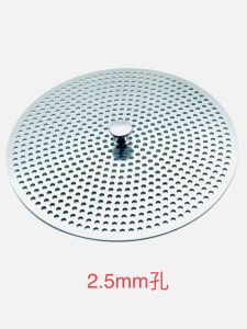 Floor Drain Cover 304 Stainless Steel Round Sewer Bathroom Hair Strainer Pieces with Handle