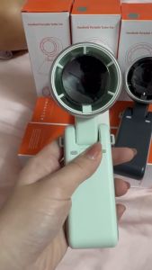 {Freeship}Quạt cầm tay 5 cấp độ gió siêu mát. quạt mini pin trâu. quạt quàng cổ tiện lợi pin trâu. 4emily