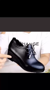 Size 35-40 Moms soft soled high heeled womens leather shoes