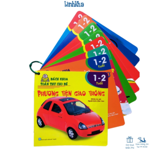 Sách Bách Khoa Toàn Thư - Cho Trẻ 1-2 Tuổi - Dạng Tập Mỏng Xâu Khoen Cho Các Bé Nhỏ - Tân Việt