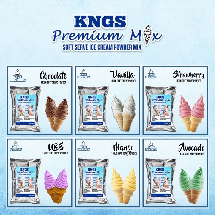 KNGS PREMIUM SOFT SERVE ICE CREAM PREMIX POWDER Lazada PH