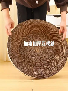 Scratch Resistant Cat Scratching Pads High Load Bearing Cat Bed for Cats to Rest Sleep and Play