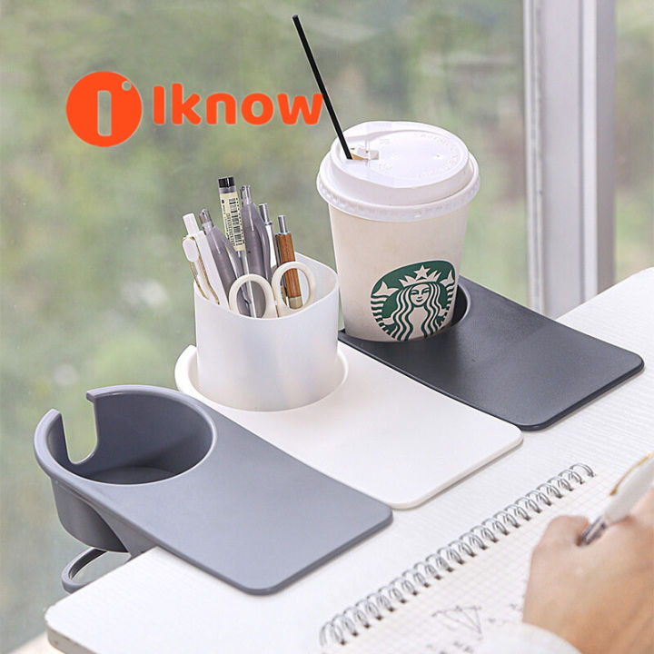 I know Creative Coffee Drink Cup Holder Table Side Water Cup Shelf