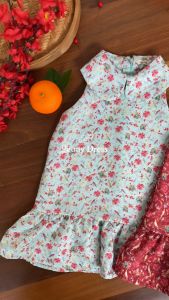 LEWIS EMMA - Peony Qipao Dress (2-14 Tahun) Dress Anak Perempuan & Dress Anak Perempuan Tanpa Lengan