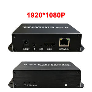 TUOYING | VIDEO AUDIO HD Encoder H.265 H.264 HEVC IPTV HD to IP Encoder NVR Recording Direct Broadcast Platform Push Streaming