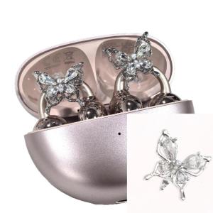 # 2pc Fashion Rhinestone Decor For Clip On Earbuds Open Ear Decorative Zirconia Earphone Accessor Removeable DIY Earphone Decor