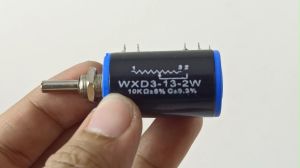 Potensio Wirewound 10 Putaran WXD313 2W 10K Microfire Multiturn Presisi WXD3-13 2 Watt