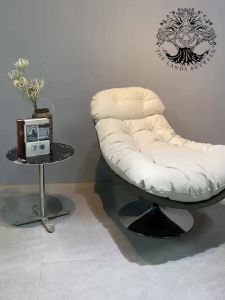 Ghế thư dãn Shrimp Tail Swivel nhập khẩu ghế lười đọc sách chân xoay đuôi tôm Ghế thìa xoay