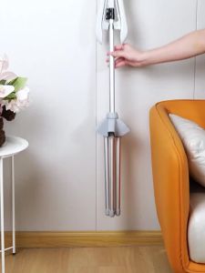 160cm Telescopic Clothes Steamer Rack Adjustable Garment Steamer Racks Foldable Standing Garment Hangers for Steaming Clothes