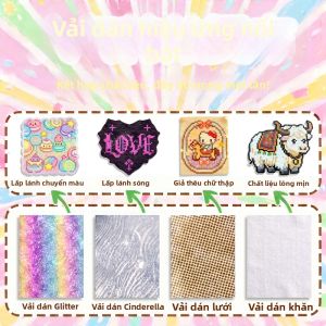 XINZUO | Glitter Iron-On Craft Accessories
