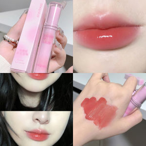 VEDO💕SHAQINUO Juicy Glossy Lip Glaze Glasir Bibir Pelembab Cermin Cahaya Air Cermin Wajah Glasir Bibir Pemutih Lip Gloss