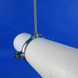 PVC Drainage Bracket Pipe Clamp Suspension Clamp Fixing Extension Stainless Steel Clamp