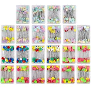50PCS Dressmaking Pins Embroidery Patchwork Tools Fixed Pin Button Pin Patchwork Pin For Sewing Positioning