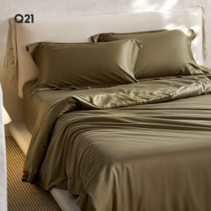 Q21 | Hypoallergenic Plain Color Four-Piece Bedding Set