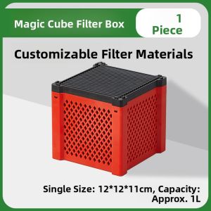 Yee | Activated Carbon Aquarium Filter Media Water Purification Cube Deodorizing Deodorizing Removing Yellow Water Bacteria Filter Material