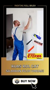 KUAS ROL CAT TEMBOK ETERNA 9 INCH SANGAT MURAH BEST PRICE KUAS ROL CAT TEMBOK SUPRA ROLL 9 INCH SANGAT MURAH BEST PRICE