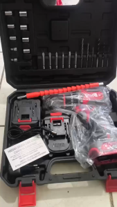 GTOOLS GT34+ BOR Cordless Bruhsless keyless chuck 13mm bisa putar bolak balik