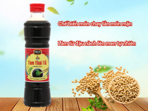 lốc 6chai nước tương tam Thái tử nhất ca 750ml đậm đặc thơm ngon đúng vi đậu nành lên men  tự nhiên