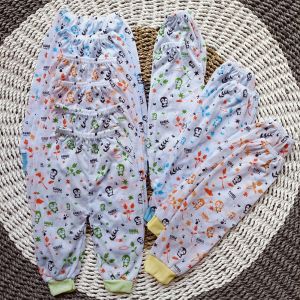Promo Celana Panjang Bayi Full Print 0-6 Bulan Motif Pinguin