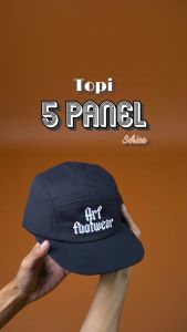 ARF Topi 5 Panel Polo Cap Baseball Pria Wanita Distro Original Keren Dewasa Casual Cowok Cewek