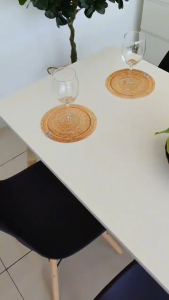 F&F: Domes Dining Table Set/ Meja Makan /4 kerusi makan/ Dining Set /Meja makan 4 kerusi