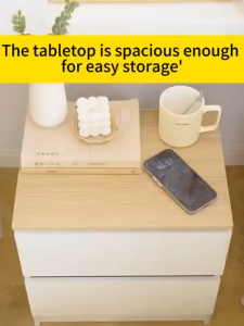 SS Bedside Table With Drawer Simple Design For Bedroom And Living Room Bedside Shelves