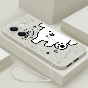 Liquid Silicone Phone Case for Xiaomi Redmi Note13 Pro+ Full Lens Protection Shockproof Soft Shell Female Cartoon Hello