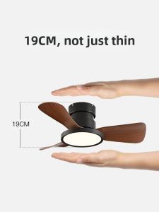 QIAN QI | Silent Ultra-thin Ceiling Fan Light