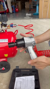 บล็อกลม ชุดบล็อกลม 1/2 นิ้ว (4หุน) บล็อคลมค้อนคู่ (Twin Hammer) ลูกบล็อก ก้านต่อ อุปกรณ์เสริม มีให้ครบชุดพร้อมใช้งาน YANZHI รุ่น AW-16