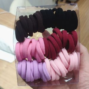 High Elasticity Seamless Hair Ties Large Size No Damage to Hair Whole Box Colorful Womens Original Design Fashion Accessories