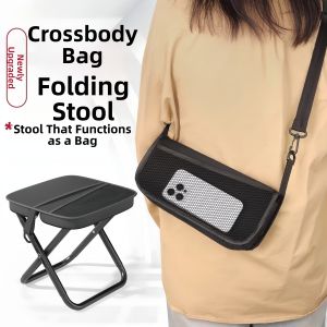 Portable Folding Stool for Waiting Fishing Travel Home Train