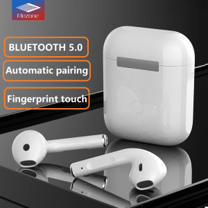 Mezone i12 Wireless Ear Phone Bluetooth Original Gaming Headset Earphone Two-way Talk Fast Charging  Touch Control With Microphone Waterpoof For OPPO Vivo Samsung Android