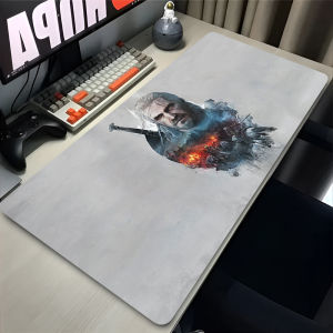 Bandai | Large Gaming Keyboard Mouse Mat The Witchers Mouse Pad Gamer Cabinet Deskmat Mausepad HD Desk Pad Extended Mats XXL Playmat