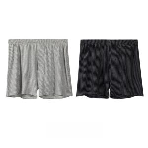 miiow | Pure Cotton Boxer Briefs Mens Underwear Breathable Loose Fit Sleepwear Arrows Pattern Mid Waist Youth Suitable Summer New Arrival