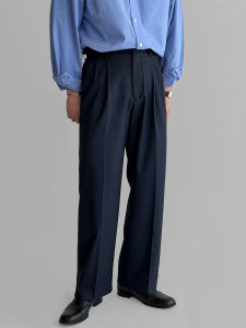 DAVID&ME | Luxury Commute Style Summer Loose Straight Wide Leg Trousers