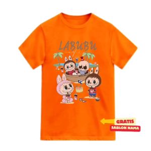 BAJU KAOS ANAK LABUBU GRATIS CUSTOM NAMA - PART 2