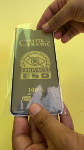 ANTI GORES REDMI 12C 14C TEMPERED GLASS SPY MATTE CRAMIC PRIVACY TERBAIK ANTI PECAH