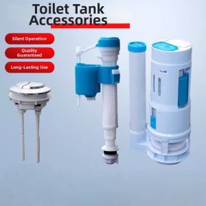 TEKANAI | Inlet Outlet Drain Valve Toilets Parts Dual Button Kit